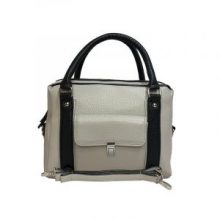 Rim Ladies Handbag RB-316-Black, Grey & Red