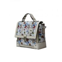 Rim Ladies Backpack Sling Bag Rb-332-White Printed